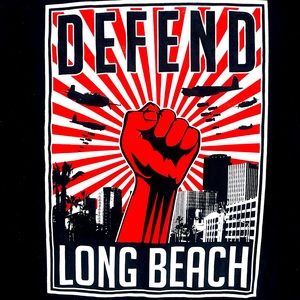 Defend Long Beach Small Black Long Beach Clothing T-shirt